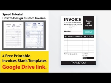 100 printable invoice templates