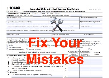 amending your return (form 8888)