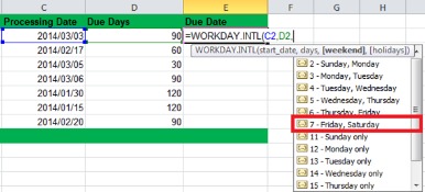 billing period date on subscription invoices