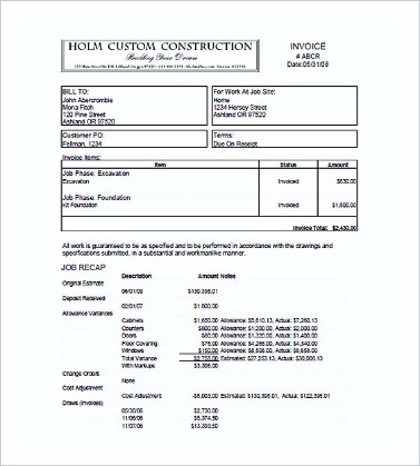 different types of invoices in accounting for your small business