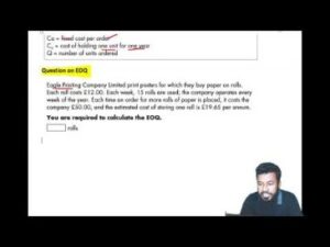 Economic Order Quantity Eoq