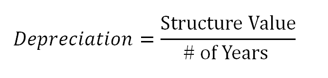 how to calculate straight line depreciation