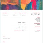 Invoice For A Freelance Designer