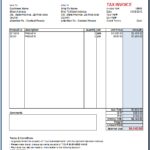 Sales Invoice Template