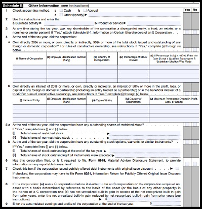 what is form 1120